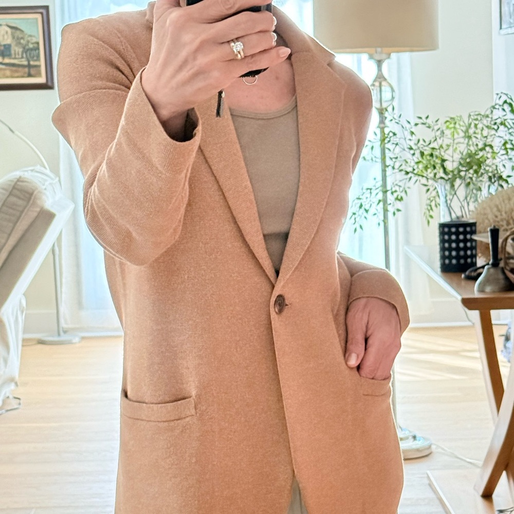 J.Crew factory 100% cotton sweater blazer size XS